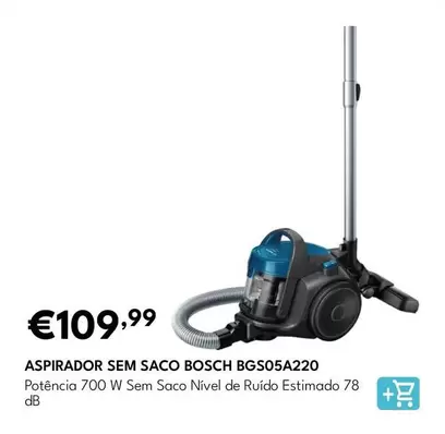 Bosch - Aspirador Sem Saco BGS05A220