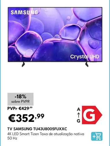 Samsung - Tv TU43U8005FUXXC