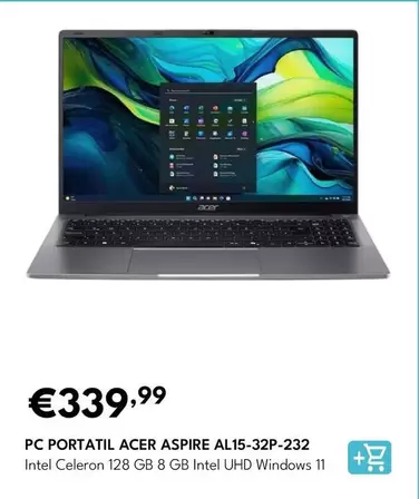 Acer - Pc Portatil Aspire AL15-32P-232