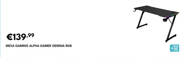 Alpha Gamer - Mesa Gaming Gemina RGB