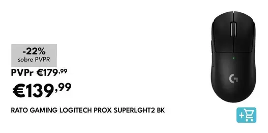 Logitech - Rato Gaming Prox SUPERLIGHT2 BK