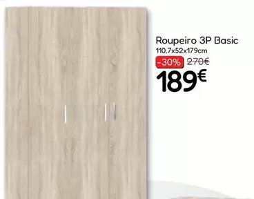 Basic - Roupeiro 3p