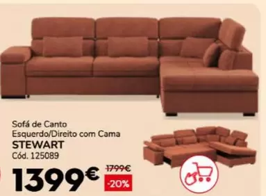 .Com - Stewart Sofá De Canto Esquedro