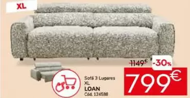 Sofa 3 Lugares Xl