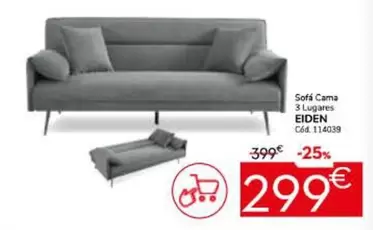 Sofá Cama 3 Lugares