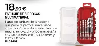 A+ - Estuche De 8 Brocas Multimaterial