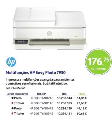 HP - Multifunções Envy Photo 7930