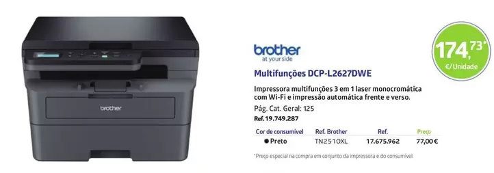 Brother - Multifunción Dep-L267ZDWE