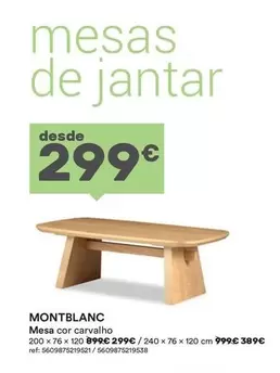 Montblanc - Mesa Cor Carralho