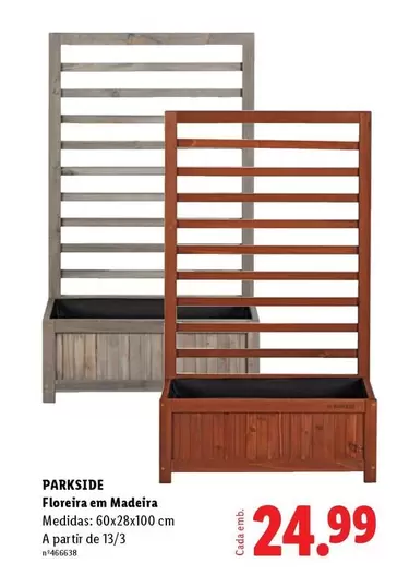 parkside - Floreira Em Madeira