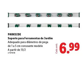parkside - Suporte Para Ferramentas De Jardim