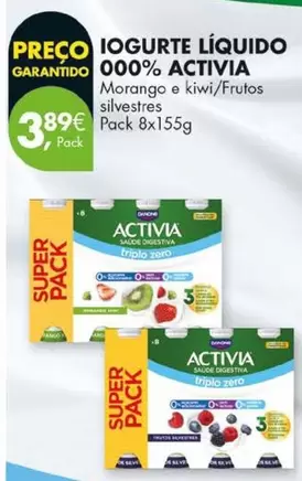 Danone - Iogurte Liquido 100% Activia