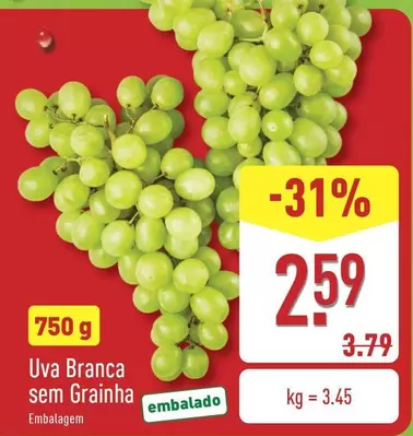 Uva Branca Sem Grainha