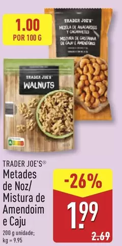 Metades De Noz/ Mistura De Amendoim E Caju