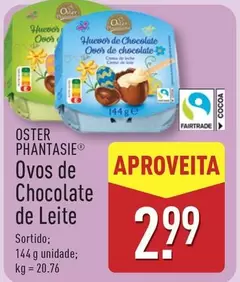 Oster - Ovos De Chocolate De Leite