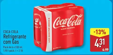 Coca cola - Refrigerante Com Gas
