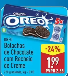 Oreo - Bolachas De Chocolate Com Recheio De Creme