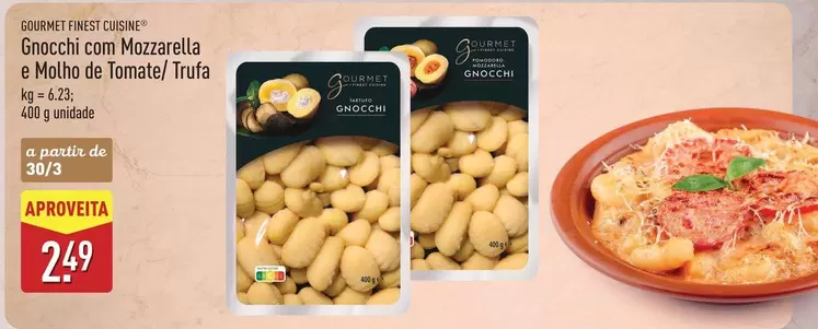 home creation - Gnocchi com Mozazzarella e Mollo de Tomate/ Trufa