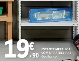 .Com - Estante Metálica Com 5 Prateleiras