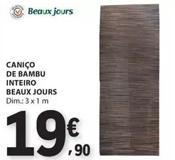 Dim - Canico De Bambu Inteiro