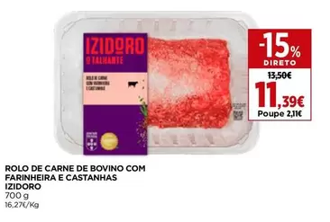 Izidoro - Rolo De Carne De Bovino Com Farinheira E Castanhas