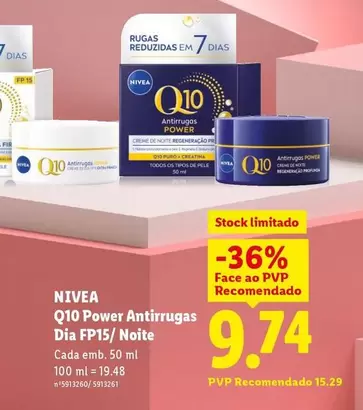 Nivea - Q10 Power Antirugas Dia FP15/Noite