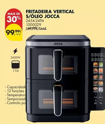 Jocca - Fritadeira Vertical S/Oleo