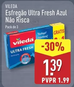 Vileda - Esfregao Ultra Fresh Azul Nao Risca
