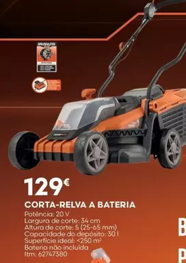 B! - Corta-relva A Bateria