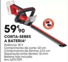 A+ - Corta-Sebes A Bateria