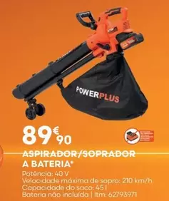 A+ - Aspirador/soprador A Bateria