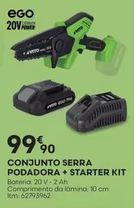 Conjunto Serra Podadora + Starter Kit