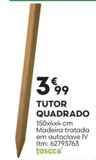 madeira - Tutor Quadrado