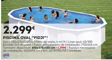 Escada - Piscina Oval