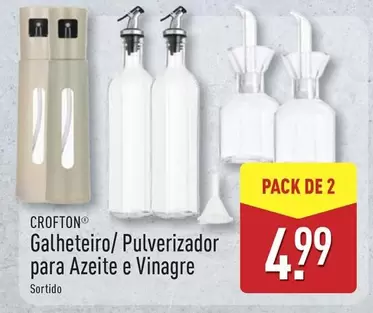 Galheteiro/pulverizador Para Azeite E Vinagre