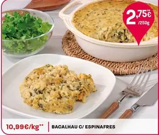 Bacalhau C/ Espinafres