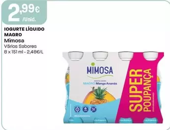 Mimosa - Iogurte Líquido Magro