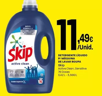 Skip - Detergente Líquido P/ Maquina De Lavar Roupa