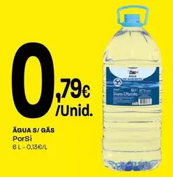 Porsi - Água S/ Gas