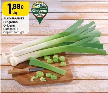Programa Origens - Alho Francês