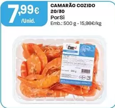 Porsi - Camarão Cozido 20/30