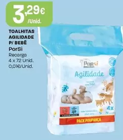 Porsi - Toalhitas Agilidade P/Bebe