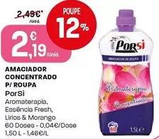 Porsi - Amaciador Concentrado P/ Roupa