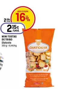 Diatosta - Mini Tostas De Trigo