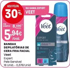 Veet - Bandas Depilatórias De Cera Fria Facial