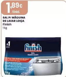 Finish - Sal P/ Maquina De Lavar Loica