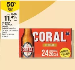 Coral - Cevreja C/alcool
