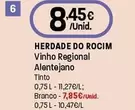 Herdade Do Rocim - Vinho Regional Alentejano Tinto