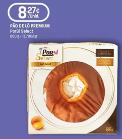 Porsi Select - Pão De Ló Premium