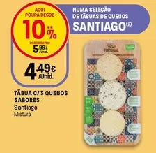 Santiago - Tabua C/ Queijos Sabores